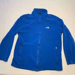 The North Face Blue Full Zip Up Fleece Sweatshirt Jacket Men’s XL